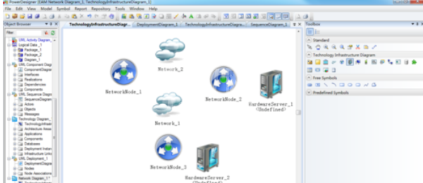 Power Designer建立网络图的操作步骤截图