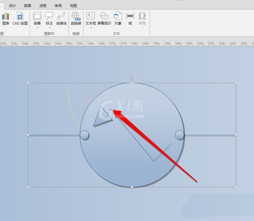 Microsoft Office Visio模型添加超链接的具体步骤介绍截图