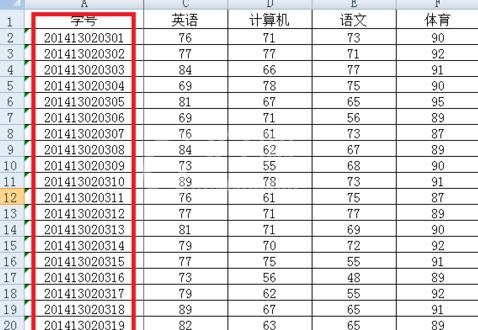 excel2007设置冻结窗口的操作教程截图