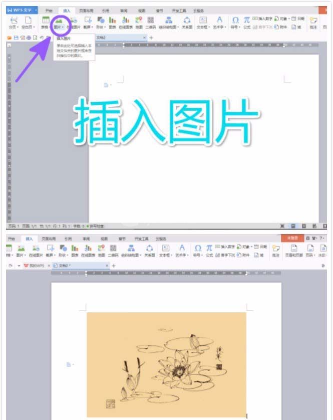 wps2007简单修图的操作步骤截图