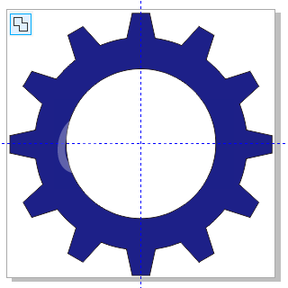 CorelDraw X4绘制齿轮零件模式的操作步骤截图