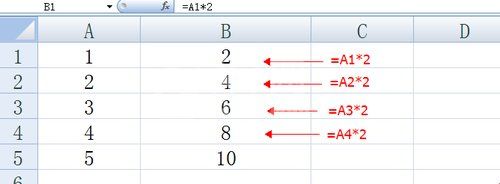 excel2007单元格内引用数据的操作教程截图