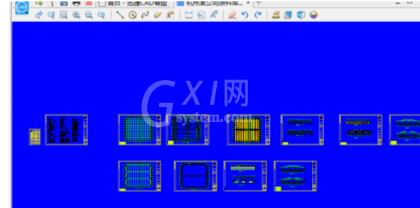 CAD迷你看图更改图纸背景颜色的使用方法截图