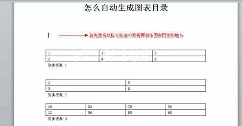 Word 2010自动生成图表目录的操作步骤截图