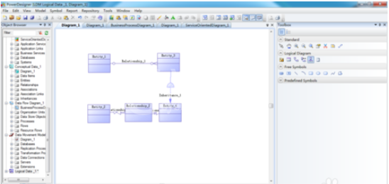 Power Designer建立逻辑数据模型的相关操作教程截图