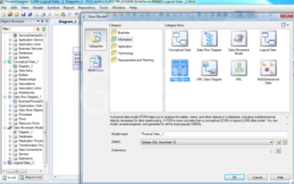 Power Designer建立物理数据模型的操作步骤截图