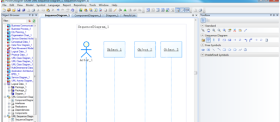 Power Designe建立UML序列图的操作教程截图