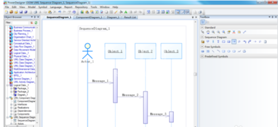 Power Designe建立UML序列图的操作教程截图