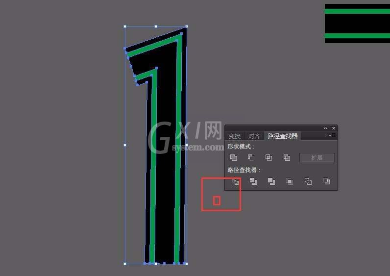 Adobe Illustrator CS6设计一款简单线条文字效果的相关操作步骤截图