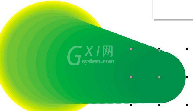 CorelDraw X4使用交互式调和工具制作渐变图的相关操作教程截图