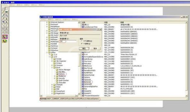 excel2007加重被选择单元格区域底色的操作方法截图