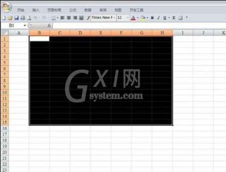 excel2007加重被选择单元格区域底色的操作方法截图