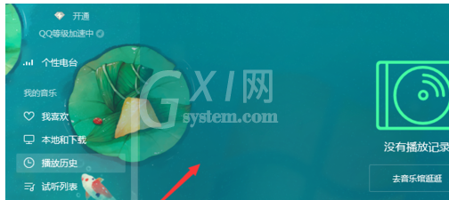 QQ音乐播放器清除播放历史记录的操作教程截图