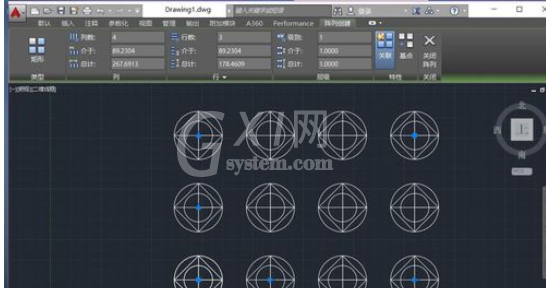 AutoCAD2016中使用阵列的操作方法截图