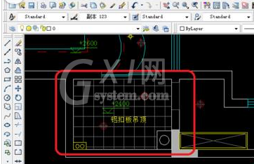 AutoCAD2016绘画顶面布置图的相关使用方法截图