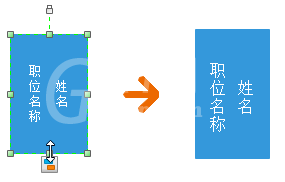 亿图流程图制作软件中文字竖向显示的设置方法截图