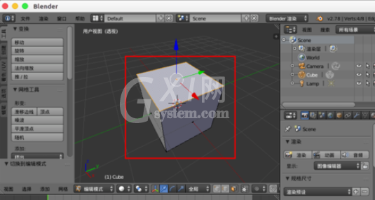 Blender中插入面的详细操作教程截图