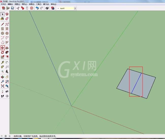 草图大师中建模三角坡的具体操作教程截图