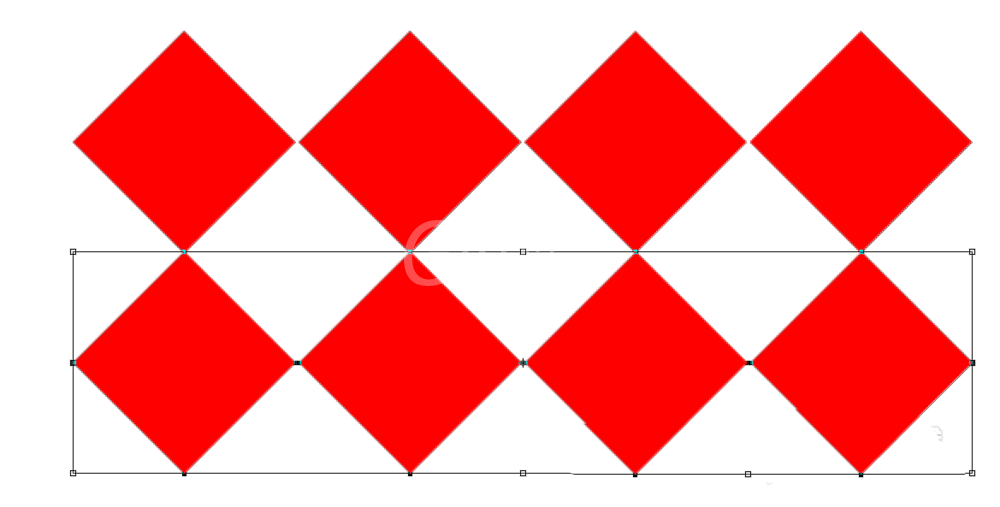 Adobe Photoshop快速制作阵列菱形图形的操作教程截图