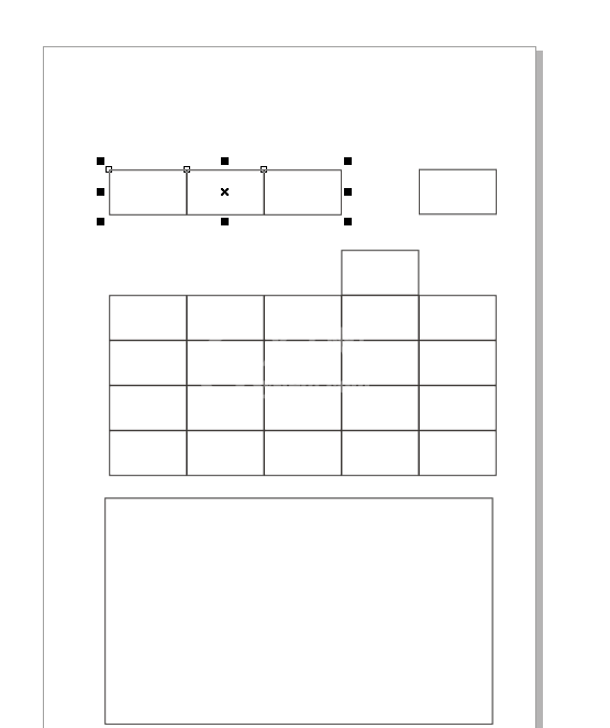 CorelDraw X4中表格打散的操作教程截图