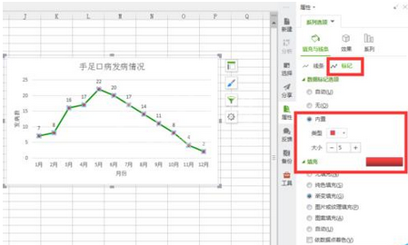 excel2007绘制折线图的操作教程截图