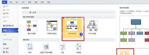 Microsoft Office Visio绘制组织机构图的相关操作教程截图