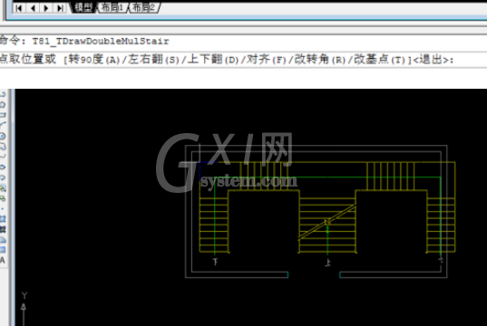 天正建筑2014绘制双分三跑楼的操作教程截图