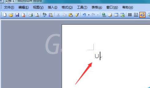 Microsoft Office 2003文件中输入并集符号的操作教程截图