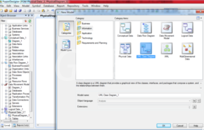 Power Designer建立UML类图的操作方法截图