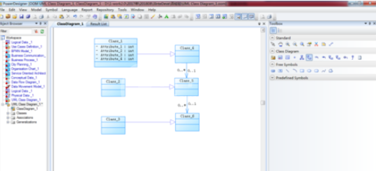 Power Designer建立UML类图的操作方法截图