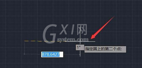 AutoCAD2016通过3点画圆的操作步骤截图