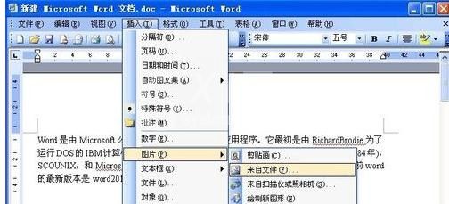 Microsoft Office 2003设置四周型环绕图片的详细操作教程截图