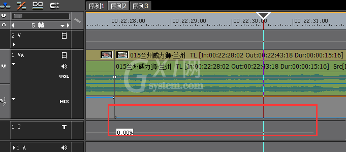 Edius处理视频有声音没图像的操作步骤截图