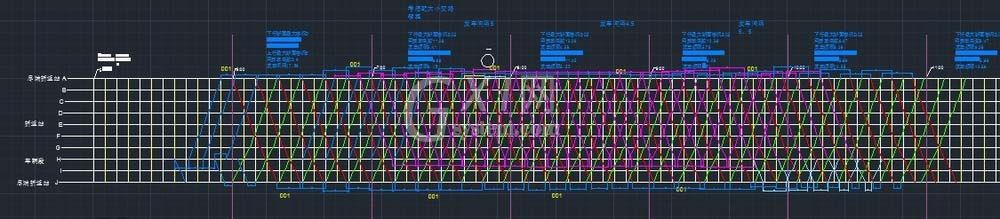 AutoCAD2016绘制铁路雷车运行图的操作步骤截图