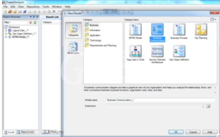 Power Designer建立业务沟通模型的操作教程截图
