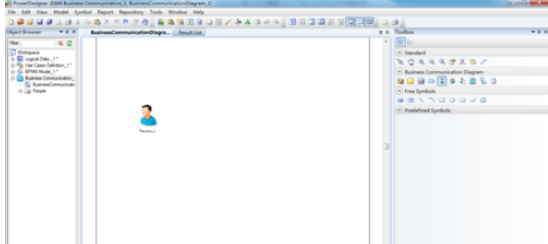 Power Designer建立业务沟通模型的操作教程截图