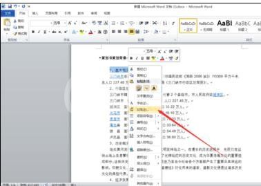 Word 2010中编辑目录的详细方法截图