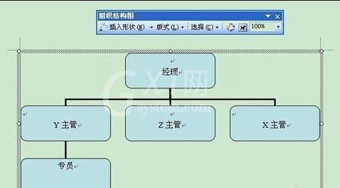 Microsoft Office 2003绘制组织结构图的操作步骤截图