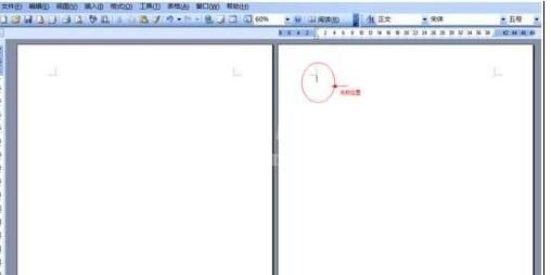 Microsoft Office 2003设置任意页为横向页面的操作教程截图