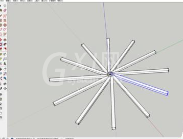 草图大师中快速绘制环形阵列的具体操作方法截图