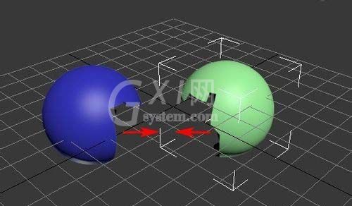 3dmax2012中两个模型进行连接的操作步骤截图