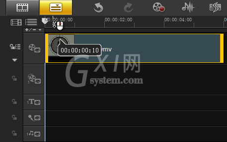 会声会影x10通过时间轴剪辑视频的操作流程截图
