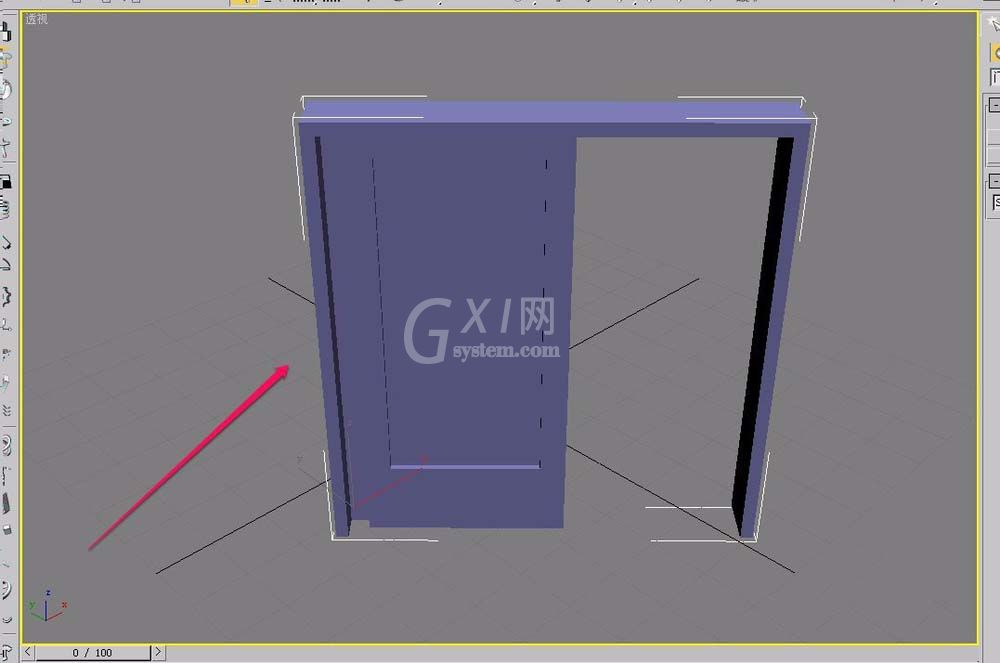 3Ds MAX快速建模推拉门的操作步骤截图