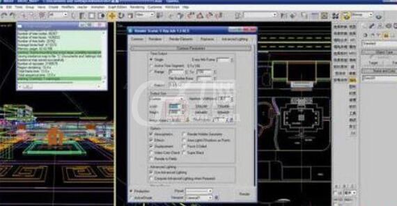 3dmax2017将渲染参数进行设置的方法步骤截图