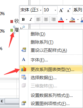 excel2010创建组合图表的操作教程截图