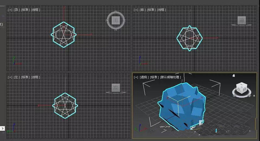 3dmax2018创建异面体的详细操作方法截图