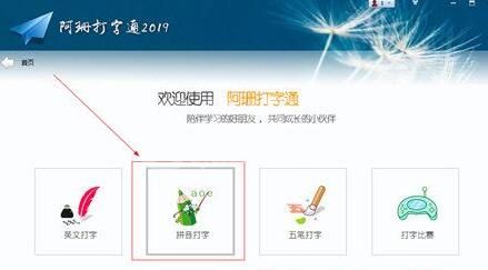 阿珊打字通显示打字拼音的操作步骤截图
