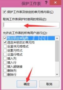 excel2013为指定单元格加密的操作方法截图