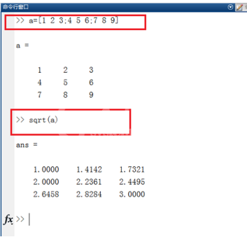 Matlab中根号表示的教程介绍截图