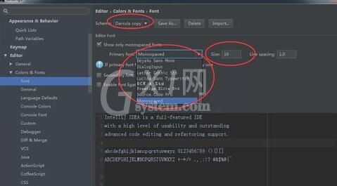 intellij idea修改主题样式/字体的操作教程截图